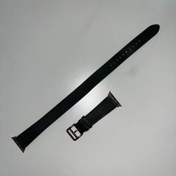 Double Wrap Apple Watch Leather Band - Picture 1 of 5